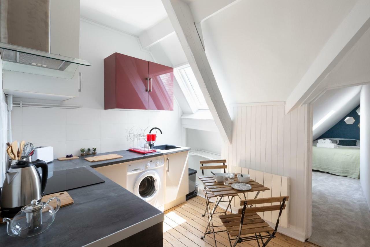 Saint Germain - Appt Dans Le Centre De Rennes Apartment Luaran gambar