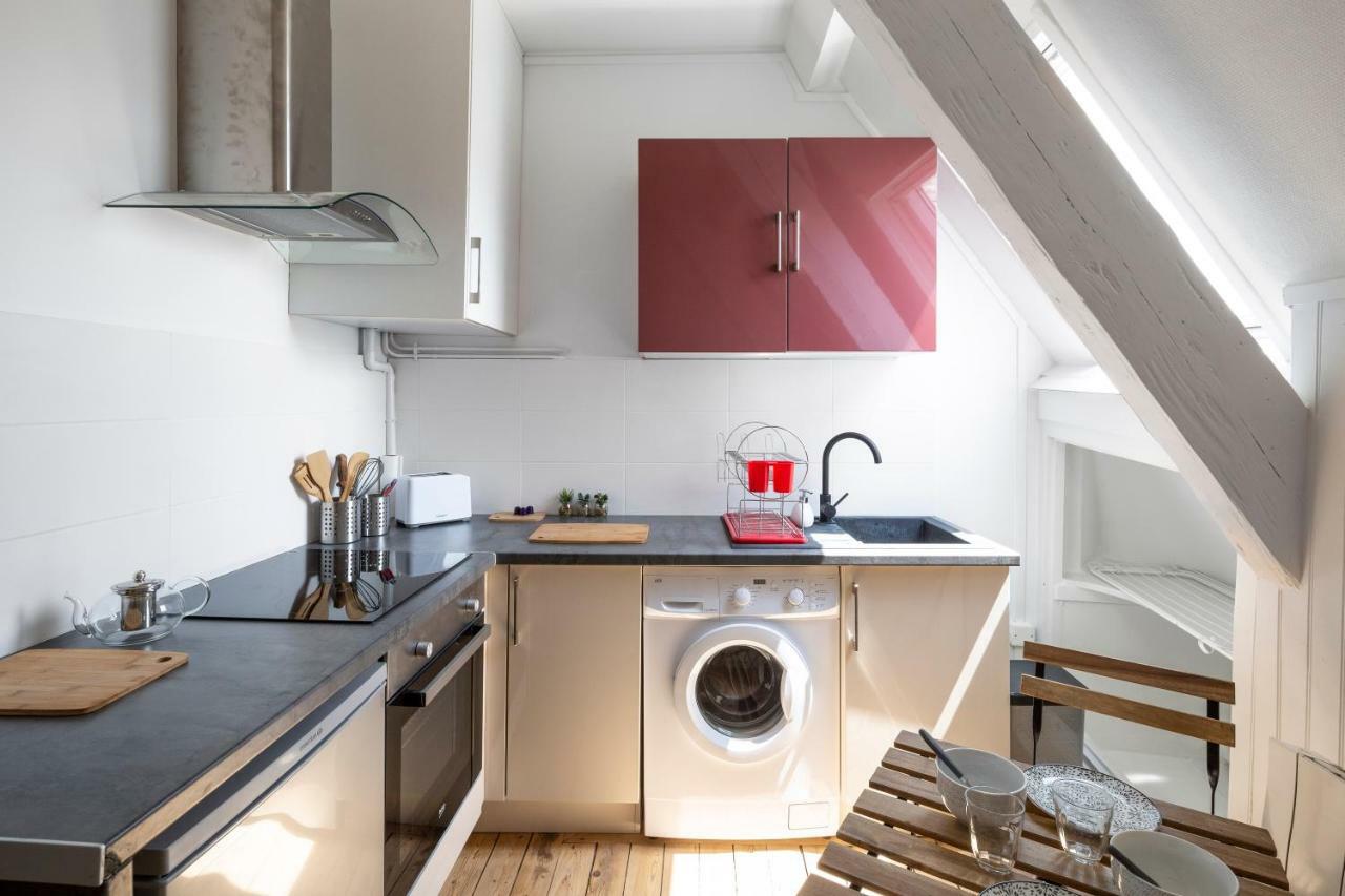 Saint Germain - Appt Dans Le Centre De Rennes Apartment Luaran gambar